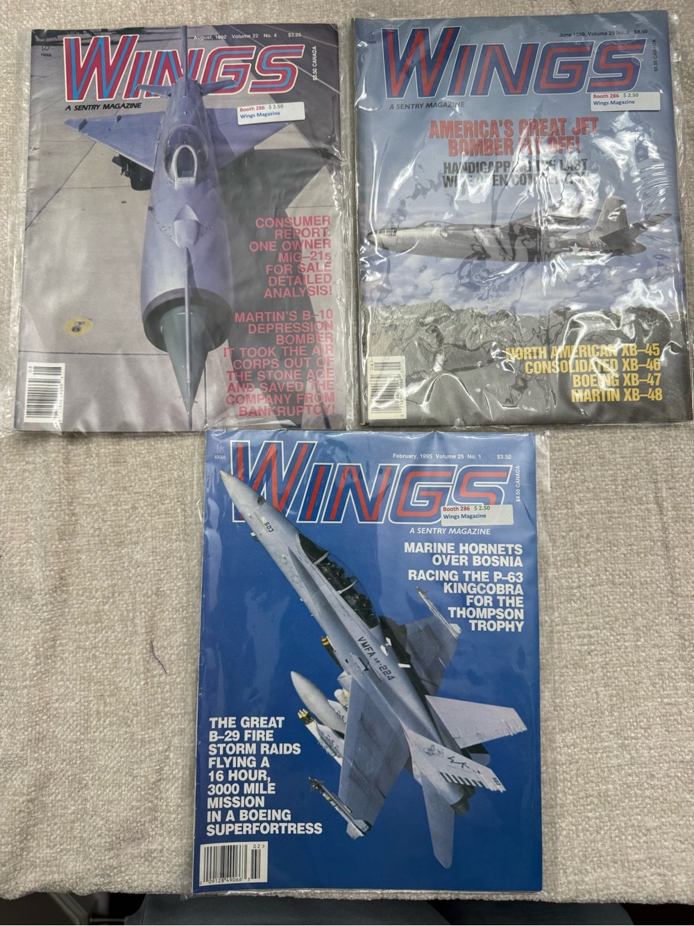 Magazine Blue Aviation Print Cover -